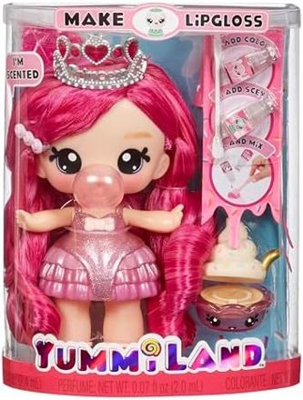 Yummiland Large Doll Bianca Bubblegum with Lip Gloss Pet