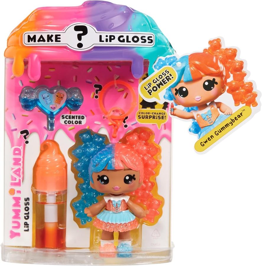 Yummiland Mystery Color Change Gwen Gummybear Lip Gloss Doll photo 4